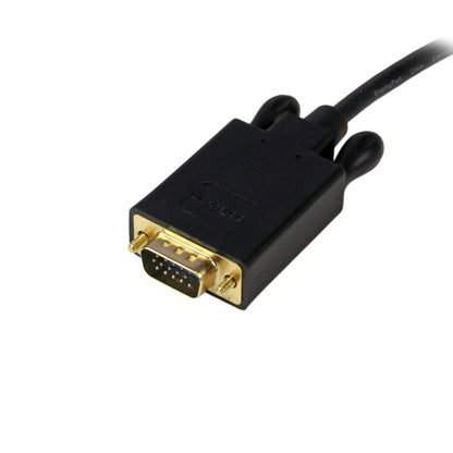 StarTech.com - Cable 3m de Vídeo Adaptador Conversor DisplayPort DP a VGA - Convertidor Activo - 1080p - Negro