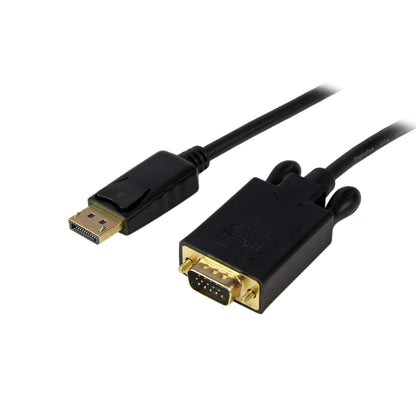 StarTech.com - Cable 3m de Vídeo Adaptador Conversor DisplayPort DP a VGA - Convertidor Activo - 1080p - Negro