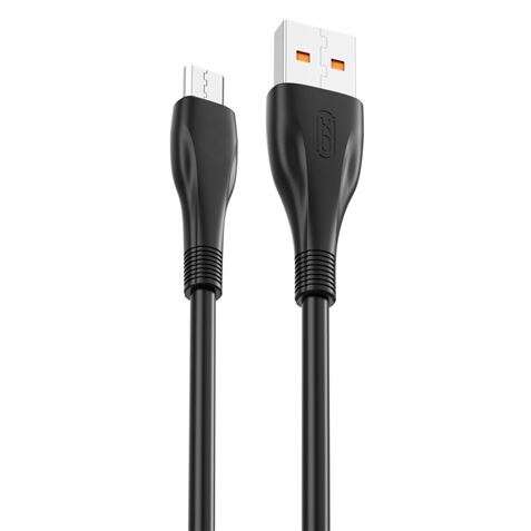 XO Cable NB185 Carga Rapida USB - Micro USB - 6A - 1m - Color Negro 1 pieza(s)