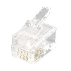 Equip - 121111 conector RJ-11 (4P4C) Transparente