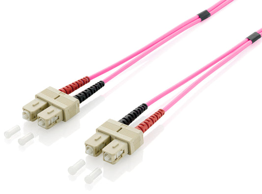 Equip - 255521 Cable de fibra óptica e InfiniBand 1 m SC Violeta