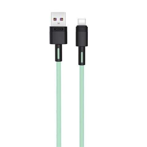 XO Cable NBQ166 Carga Rapida USB - Tipo C - 5A - 1m - Color Verde 1 pieza(s)