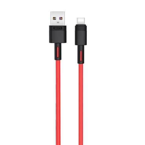 XO Cable NBQ166 Carga Rapida USB - Tipo C - 5A - 1m - Color Rojo 1 pieza(s)