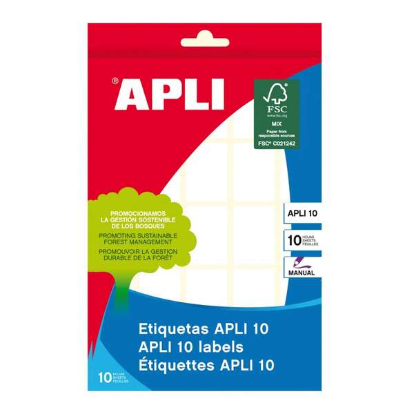 APLI - APL EST 10H ETIQ BL 19X27 1640