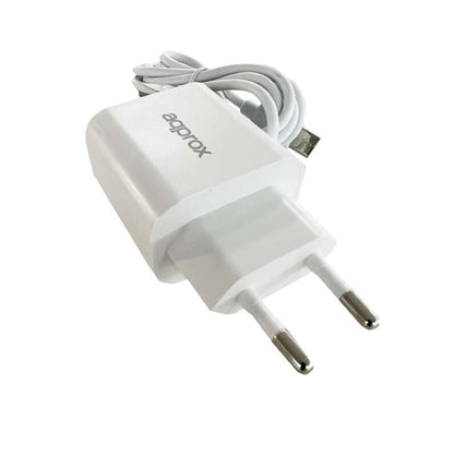 Approx Pack de Cargador de Pared QC 3.0 + Cable USB Tipo-C de 1m - Carga Rapida 18W 1 pieza(s)