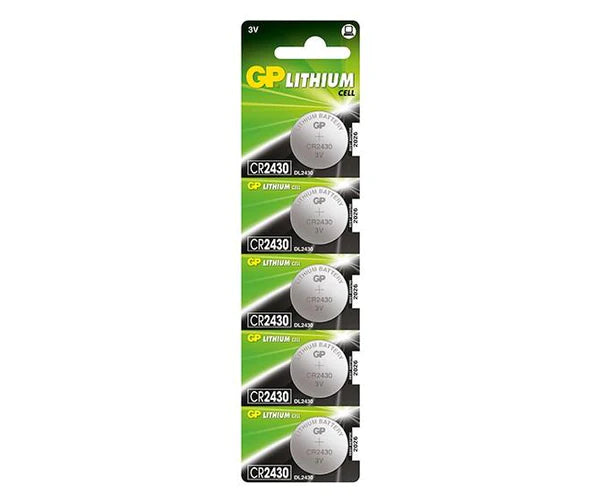 GP Lithium Pack de 5 Pilas Litio de Boton CR2430 3V 1 pieza(s)