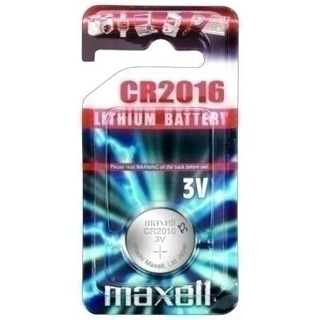 Maxell Pack de 1 Pila Litio de Boton CR2016 3V 1 pieza(s)