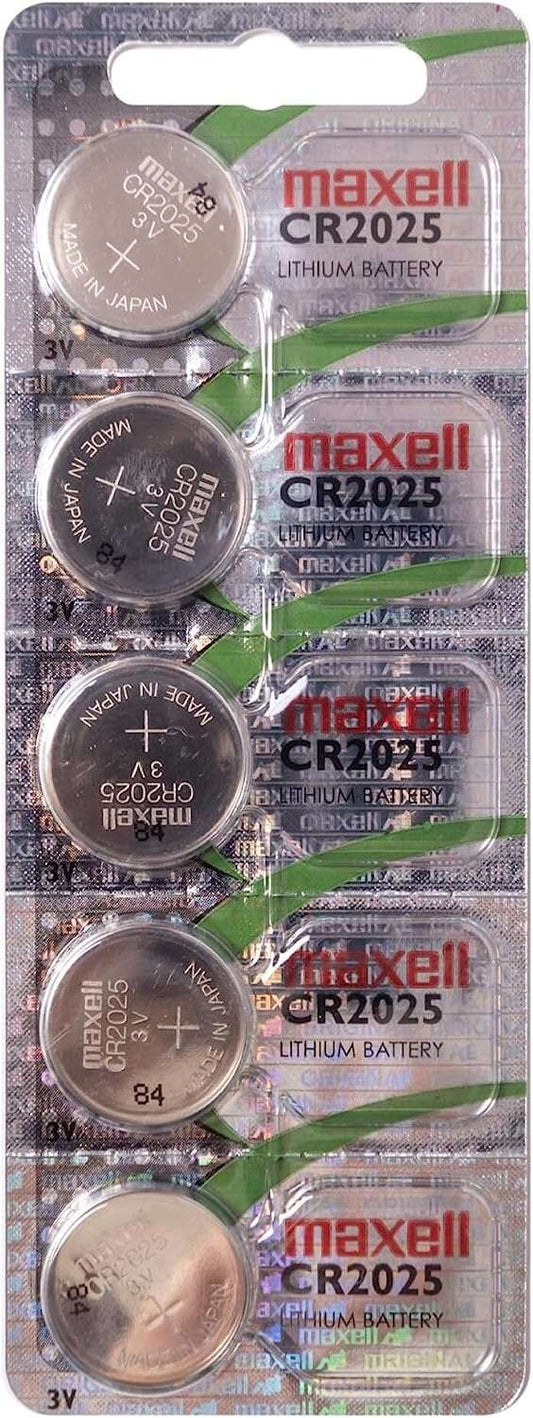 Maxell - MAXELL PILAS PLANAS DE LITIO 3V - CR2025 -PACK 5-