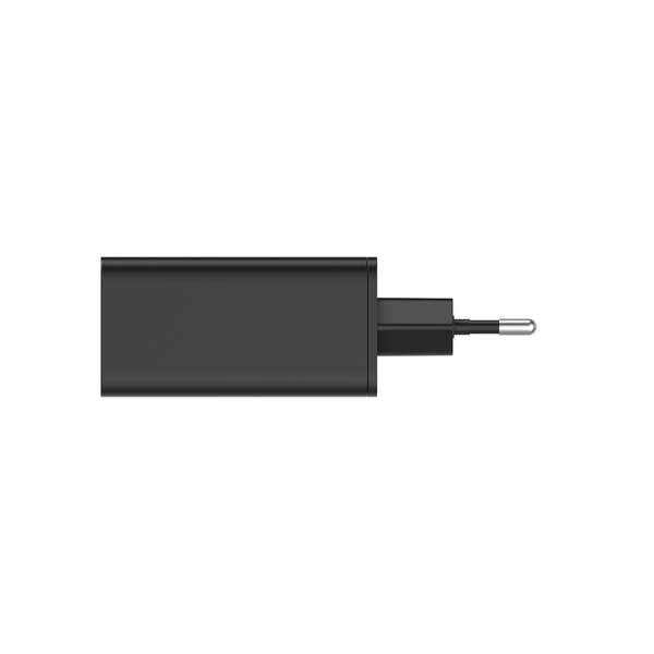 Leotec - LEOTEC CARGADOR 65W GaN CARGA RAPIDA 2 USB TIPO-C PD 1 USB-A NEGRO