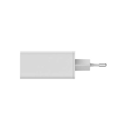 Leotec - LEOTEC CARGADOR 65W GaN CARGA RAPIDA 2 USB TIPO-C PD 1 USB-A BLANCO