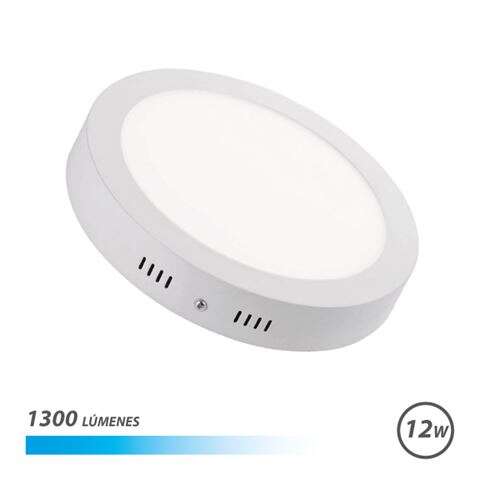 Elbat Downlight Circular Sobre Pared LED 12W 1300lm Luz Fria 1 pieza(s)