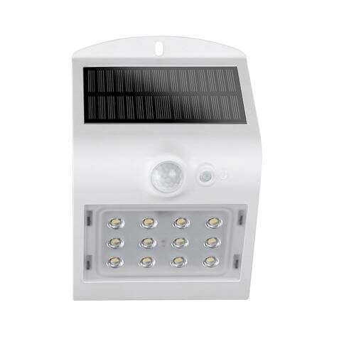 Elbat Aplique LED Solar - 1.5W - 220lm - Doble Iluminacion - Blanco 1 pieza(s)