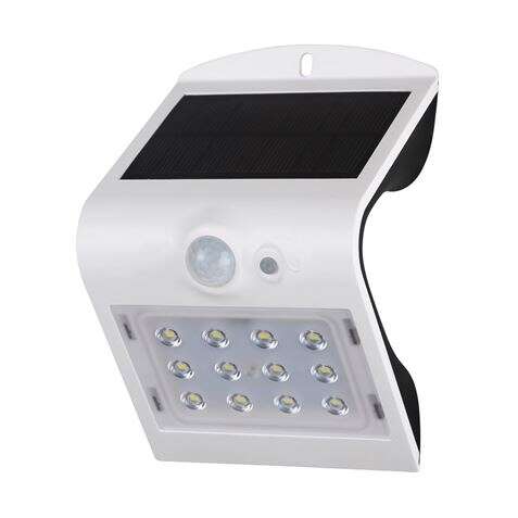 Elbat Aplique LED Solar - 1.5W - 220lm - Doble Iluminacion - Blanco 1 pieza(s)