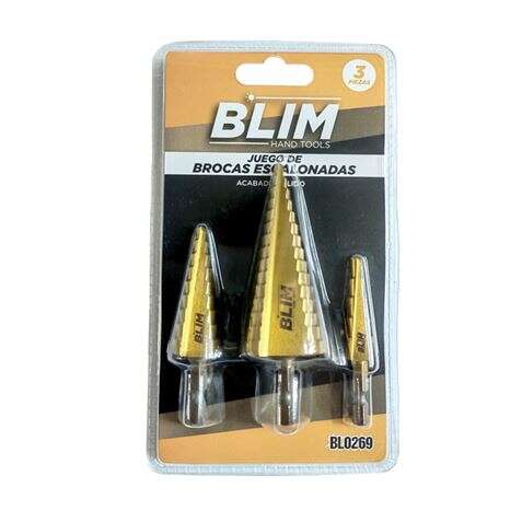 Blim Juego 3 pcs Brocas Escalonadas 1 pieza(s)