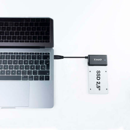 TooQ - TQHDA-01A base de conexión para disco duro USB 3.2 Gen 1 (3.1 Gen 1) Type-A Negro