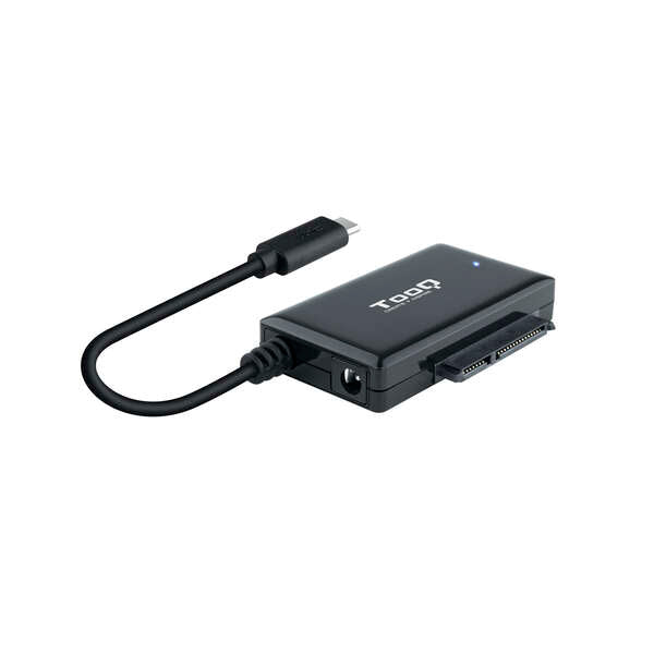 TooQ - TQHDA-02C base de conexión para disco duro USB 3.2 Gen 1 (3.1 Gen 1) Type-C Negro