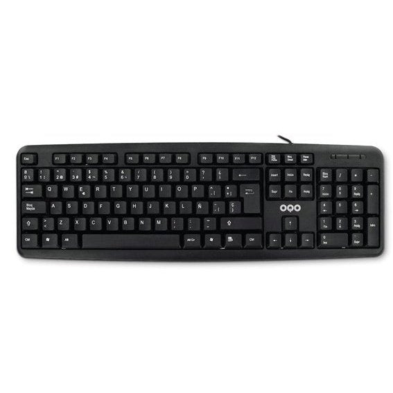 OQO - OQO-T001-U teclado USB QWERTY Español Negro