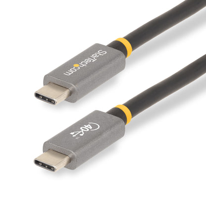 StarTech.com - Cable de 1m USB4 - Cable USB-C Certificado por USB-IF - Cable USB Tipo C - 40Gbps - Power Delivery PD de 100W - 8K 60Hz - Compatible con Thunderbolt 4/3/USB 3.2