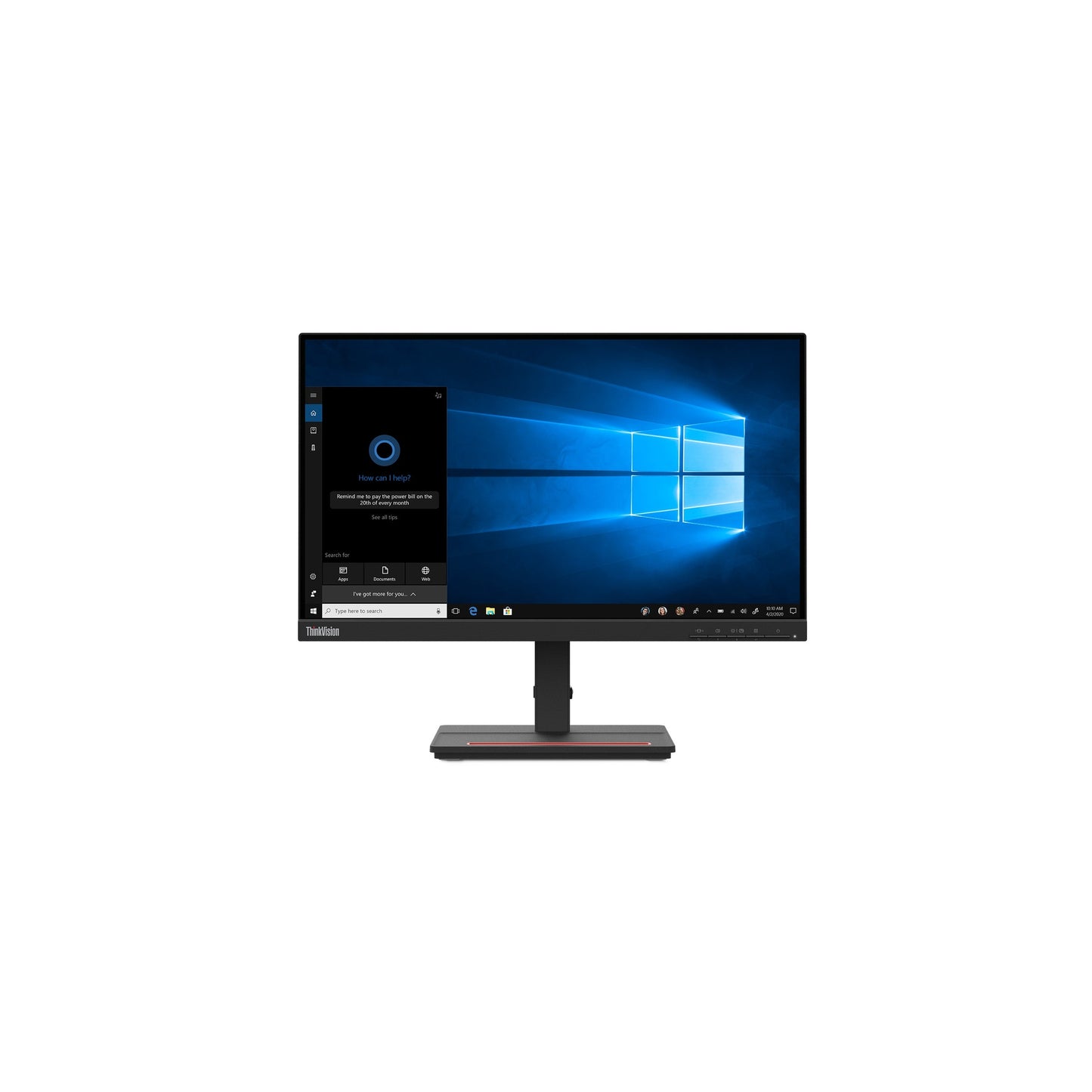 Lenovo - ThinkVision S22e LED display 54 6 cm (21.5") 1920 x 1080 Pixeles Full HD Negro