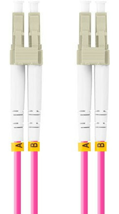 Lanberg - FO-LULU-MD41-0005-VT Cable de fibra óptica e InfiniBand 0 5 m LC LC/UPC Violeta