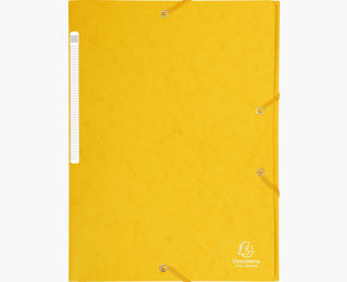 Exacompta - 17106H carpeta Caja de cartón Amarillo A4