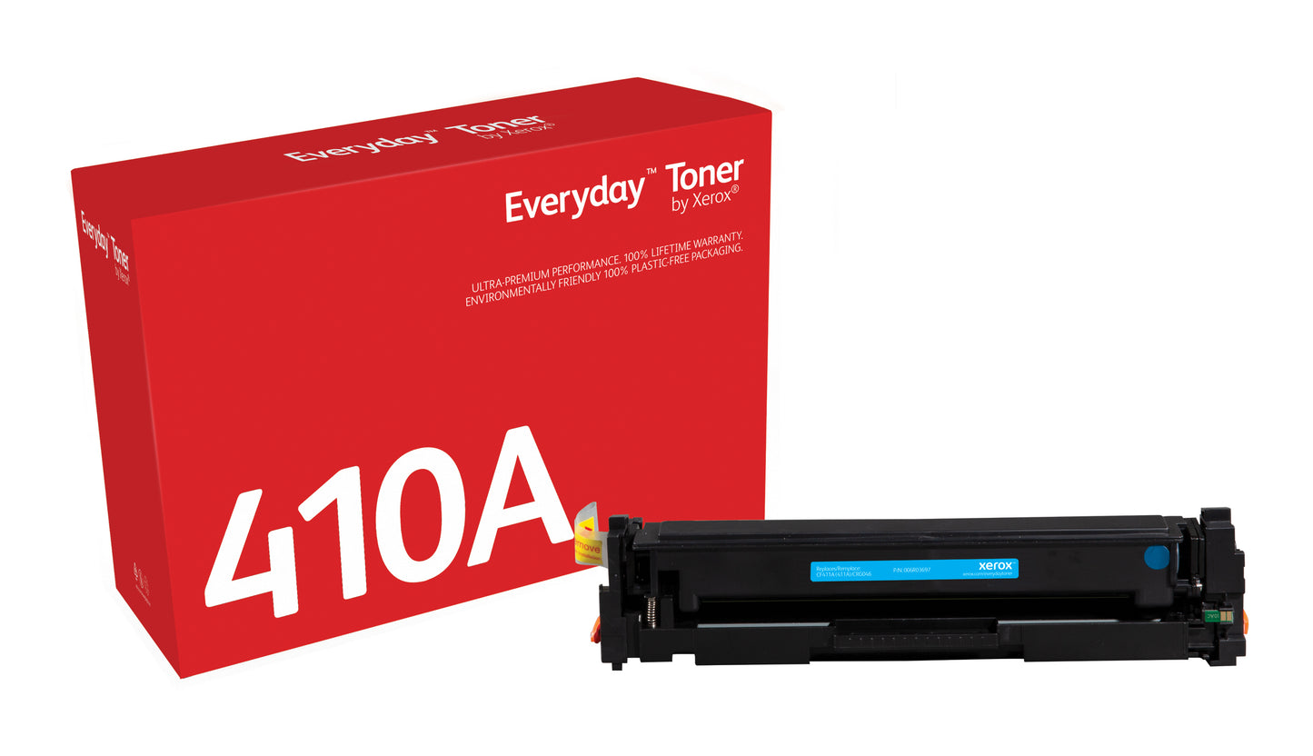 Everyday El tóner ™ Cian de Xerox es compatible con HP 410A (CF411A), Capacidad estándar