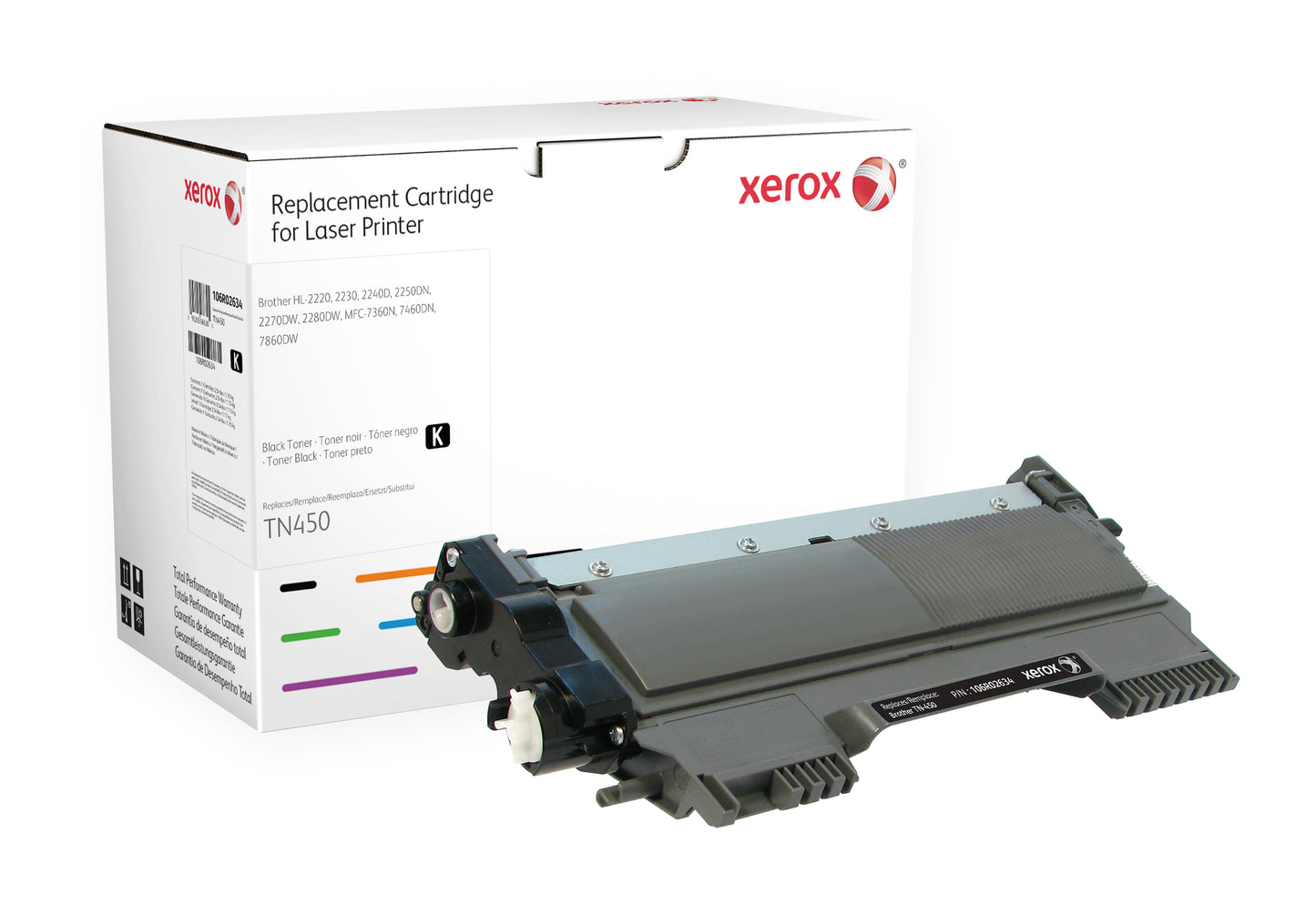 Everyday Tóner ™ Mono remanufacturado de Xerox es compatible con Brother TN2220, High capacity