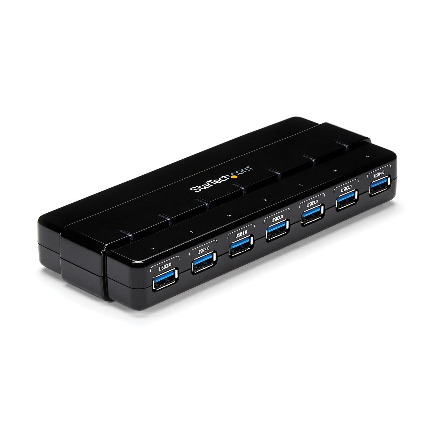 StarTech.com - Concentrador Ladrón USB 3.0 de 7 Puertos - 5Gbps - Hub de Sobremesa