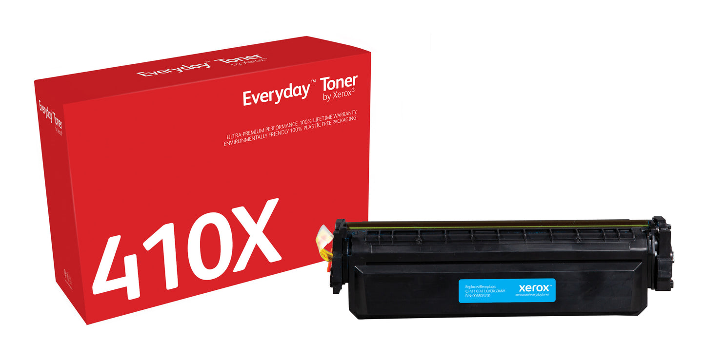 Everyday El tóner ™ Cian de Xerox es compatible con HP 410X (CF411X), High capacity