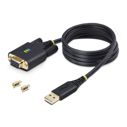 StarTech.com - 1P3FFCNB-USB-SERIAL cable de serie Negro 1 m USB tipo A DB-9