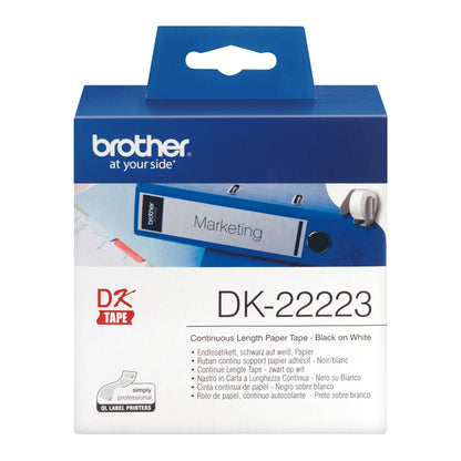 Brother DK-22223 etiqueta de impresora Blanco