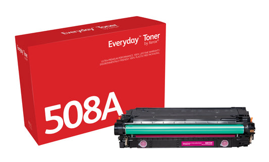 Everyday El tóner ™ Magenta de Xerox es compatible con HP 508A (CF363A), Capacidad estándar