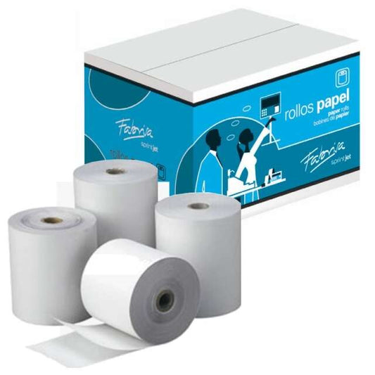 Fabrisa Rollo de Papel Autocopiativo - Medidas 57x65x12mm 10 pieza(s)