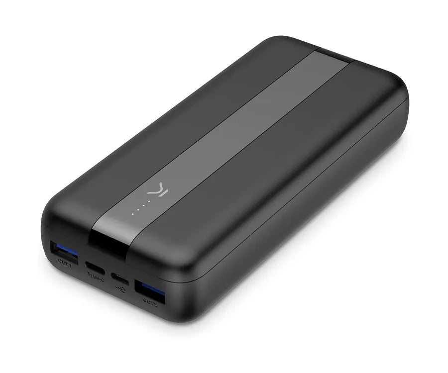 Ksix Bateria Externa/Power Bank 20000mAh 20W - Tecnologia PD+QC - Carga Simultanea - 2x USB-A , 1x USB-C 1 pieza(s)