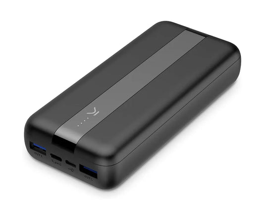 Ksix Bateria Externa/Power Bank 20000mAh 20W - Tecnologia PD+QC - Carga Simultanea - 2x USB-A , 1x USB-C 1 pieza(s)