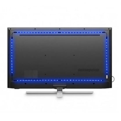 Ksix 6 Tiras LED RGB para TV de 53cm - 16 Colores RGB - 4 Modos Dinamicos - Control Remoto 1 pieza(s)