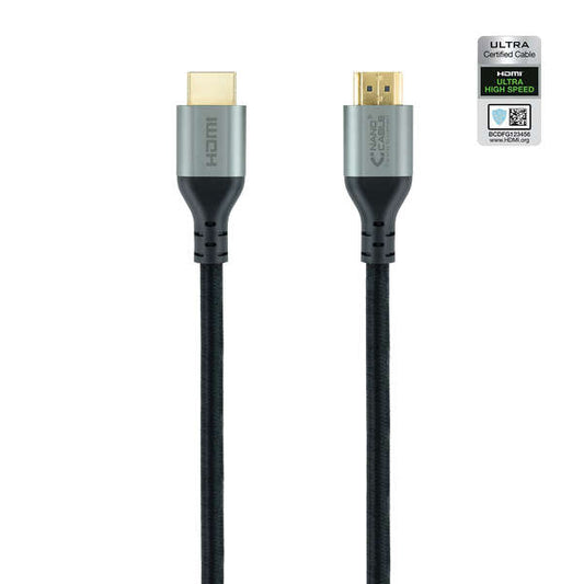 Nanocable - Cable HDMI 2.1 Certificado ULTRA HIGH SPEED A/M-A/M  Negro  1 m