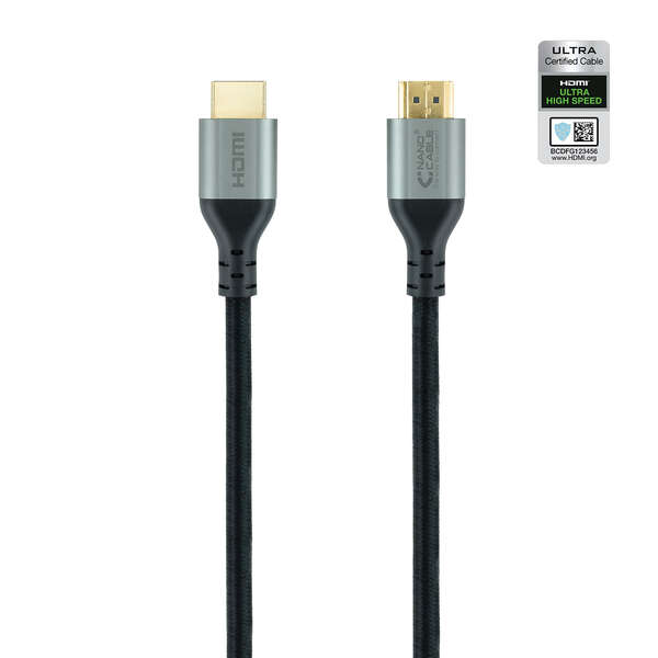 Nanocable - Cable HDMI 2.1 Certificado ULTRA HIGH SPEED A/M-A/M  Negro  1.5 m