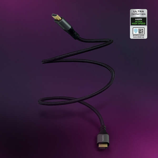 Nanocable - Cable HDMI 2.1 Certificado ULTRA HIGH SPEED A/M-A/M  Negro  1.5 m