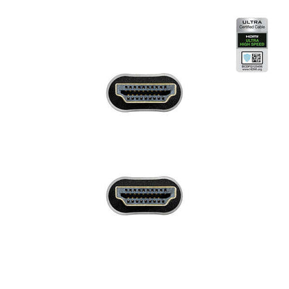 Nanocable - Cable HDMI 2.1 Certificado ULTRA HIGH SPEED A/M-A/M  Negro  2 m