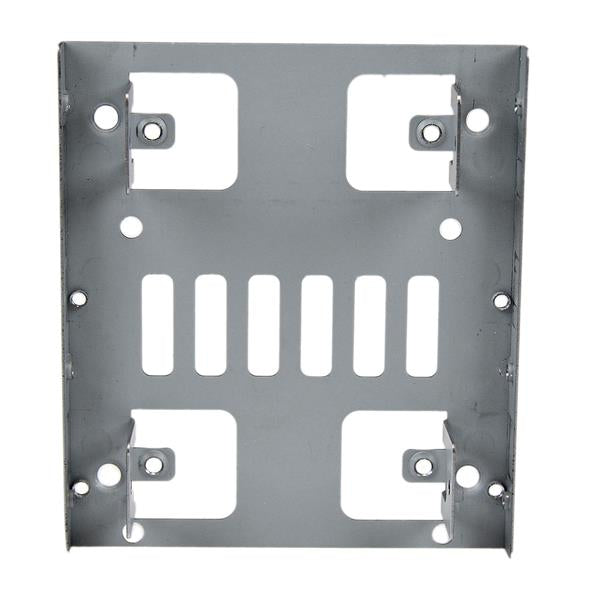 StarTech.com - Bracket Adaptador Bandeja de Montaje 2 Unidades de Disco Duro HDD de 2 5" a Bahía de 3 5 Pulgadas