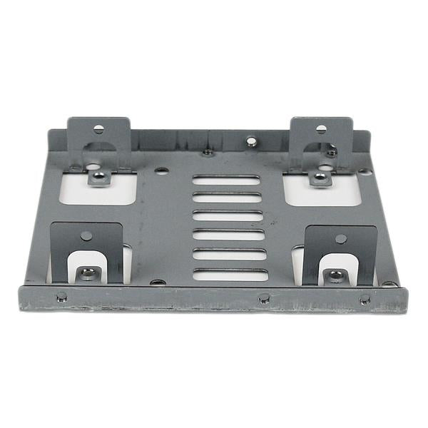 StarTech.com - Bracket Adaptador Bandeja de Montaje 2 Unidades de Disco Duro HDD de 2 5" a Bahía de 3 5 Pulgadas