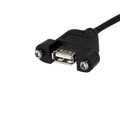 StarTech.com - Cable de 30cm USB 2.0 para Montaje en Panel Conexión a Placa Base - Hembra USB A