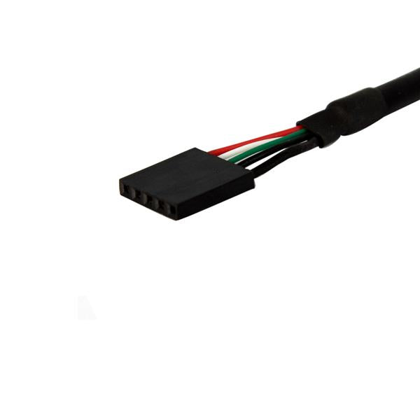 StarTech.com - Cable de 30cm USB 2.0 para Montaje en Panel Conexión a Placa Base - Hembra USB A