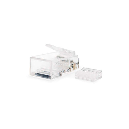 Nanocable - 10.21.0201-50 conector RJ-45 Transparente