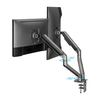 TooQ - DB4132TNR-G soporte para monitor 81 3 cm (32") Abrazadera/Atornillado Negro