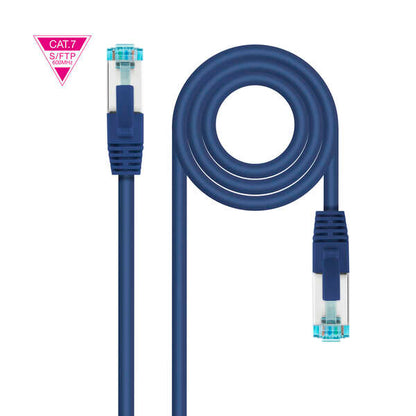 Nanocable Cable Red Cat.7 LSZH SFTP PIMF AWG26 25cm - Color Azul 1 pieza(s)