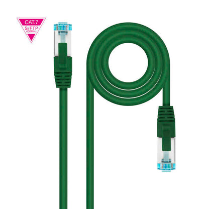 Nanocable Cable Red Cat.7 LSZH SFTP PIMF AWG26 25cm - Color Verde 1 pieza(s)