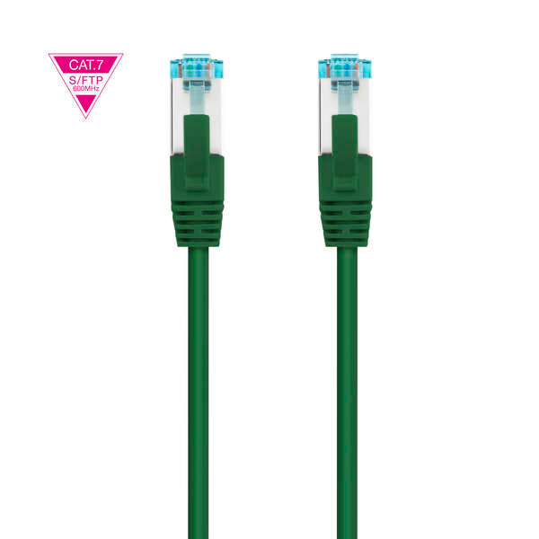 Nanocable Cable Red Cat.7 LSZH SFTP PIMF AWG26 25cm - Color Verde 1 pieza(s)