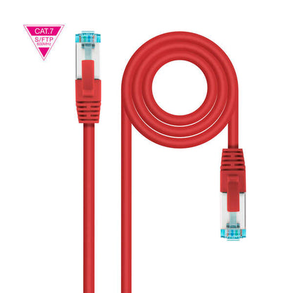 Nanocable Cable Red Cat.7 LSZH SFTP PIMF AWG26 25cm - Color Rojo 1 pieza(s)